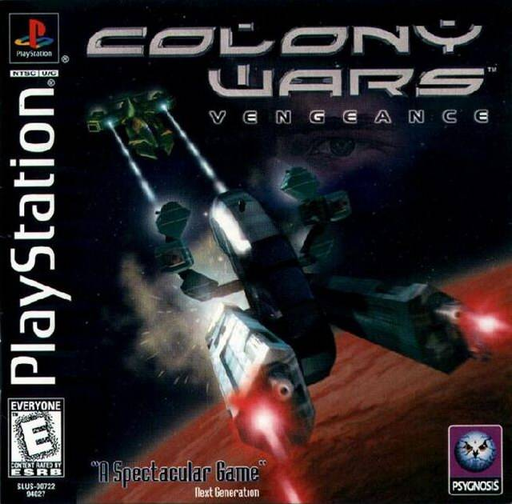 Colony Wars Vengeance box art for Playstation